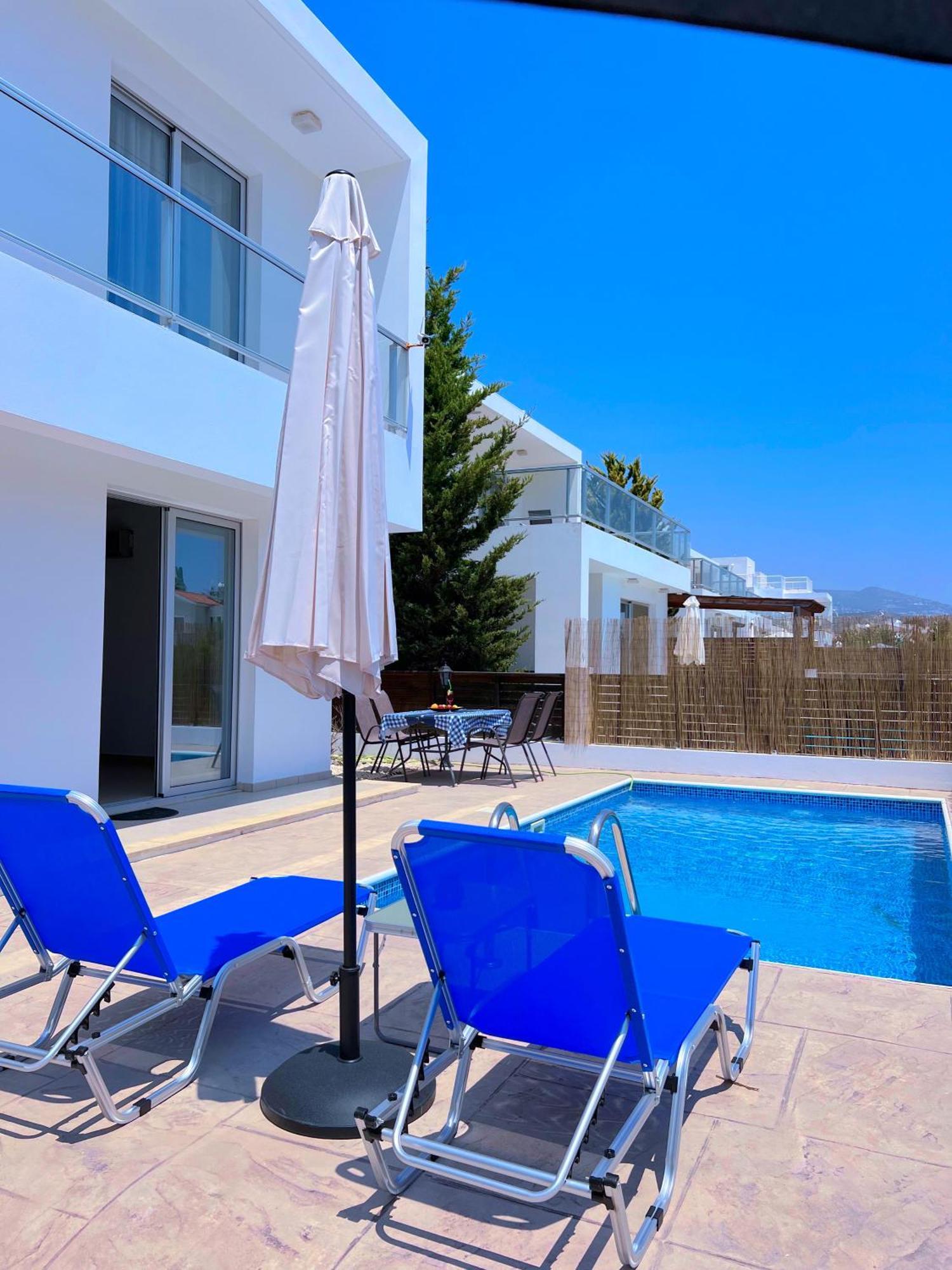 3 Bedroom Coral Bay Beach Seaview Villa I Private Pool Peyia Exterior photo